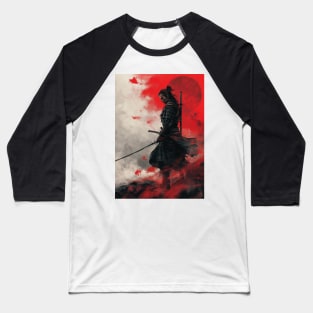 Samurai Red Baseball T-Shirt